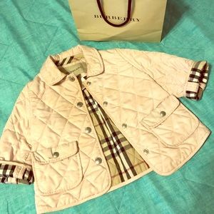 Burberry baby ice pink jacket